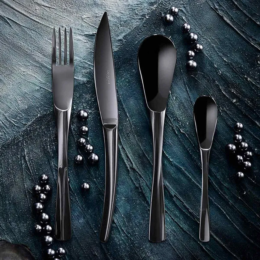 Degrenne Xy Collection Black Mirror Oyster fork